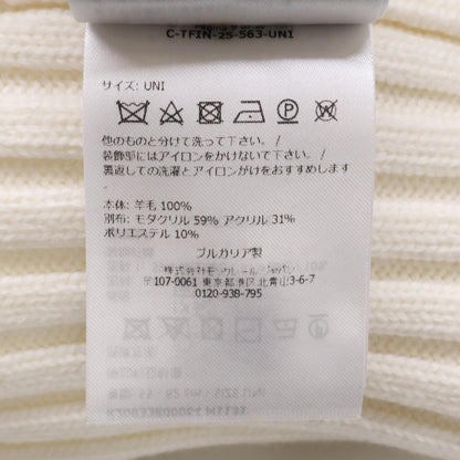 MONCLER モンクレール 【新品同様/国内正規】25年 K20933B00064 M1131 BERRETTO TRICOT ロゴワッペン ポンポン ニット帽 帽子