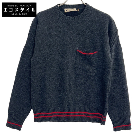 MARNI マルニ 20年 GCMG0122Q0 ブラック モヘア混 バックデザインニット トップス