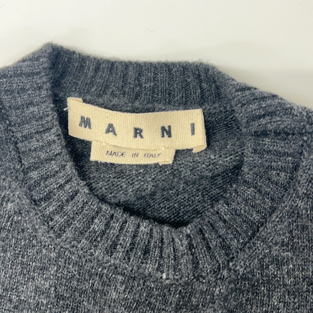 MARNI 2020 GCMG0122Q0 Black Mohair-blend back-design knit Tops