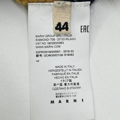 MARNI マルニ GCMG0021Q0 ネイビー×ブラウン ボーダーニット トップス