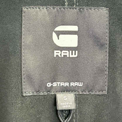 G-STAR RAW ジースターロゥ ブラック シープスキン レザーシャツ E OVERSHIRT ジャケット