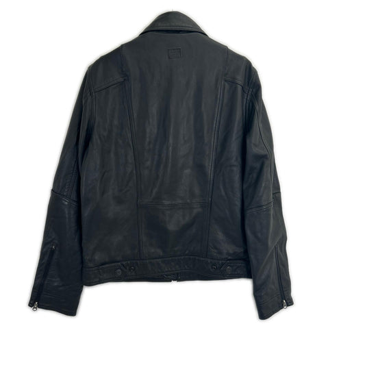 G-STAR RAW ジースターロゥ ブラック シープスキン フライトレザージャケット ジャケット