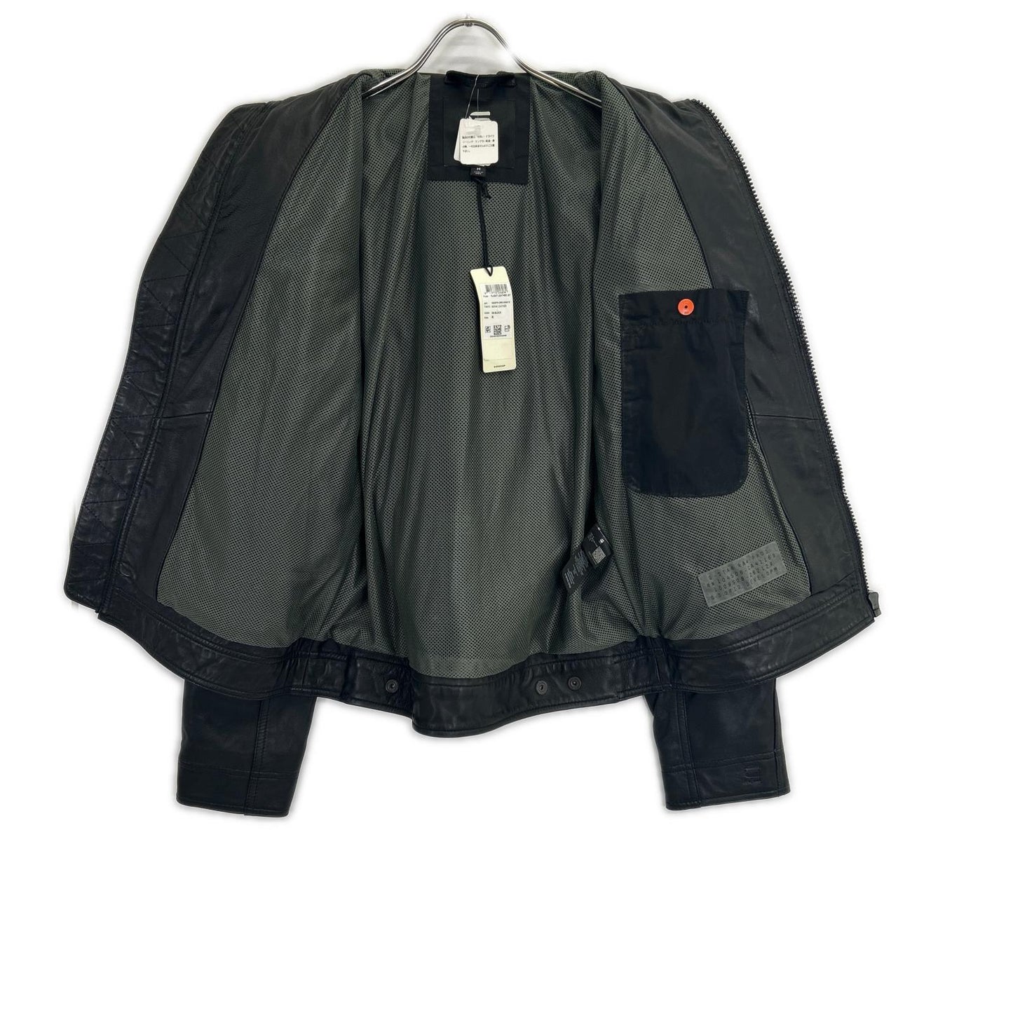 G-STAR RAW ジースターロゥ ブラック シープスキン フライトレザージャケット ジャケット