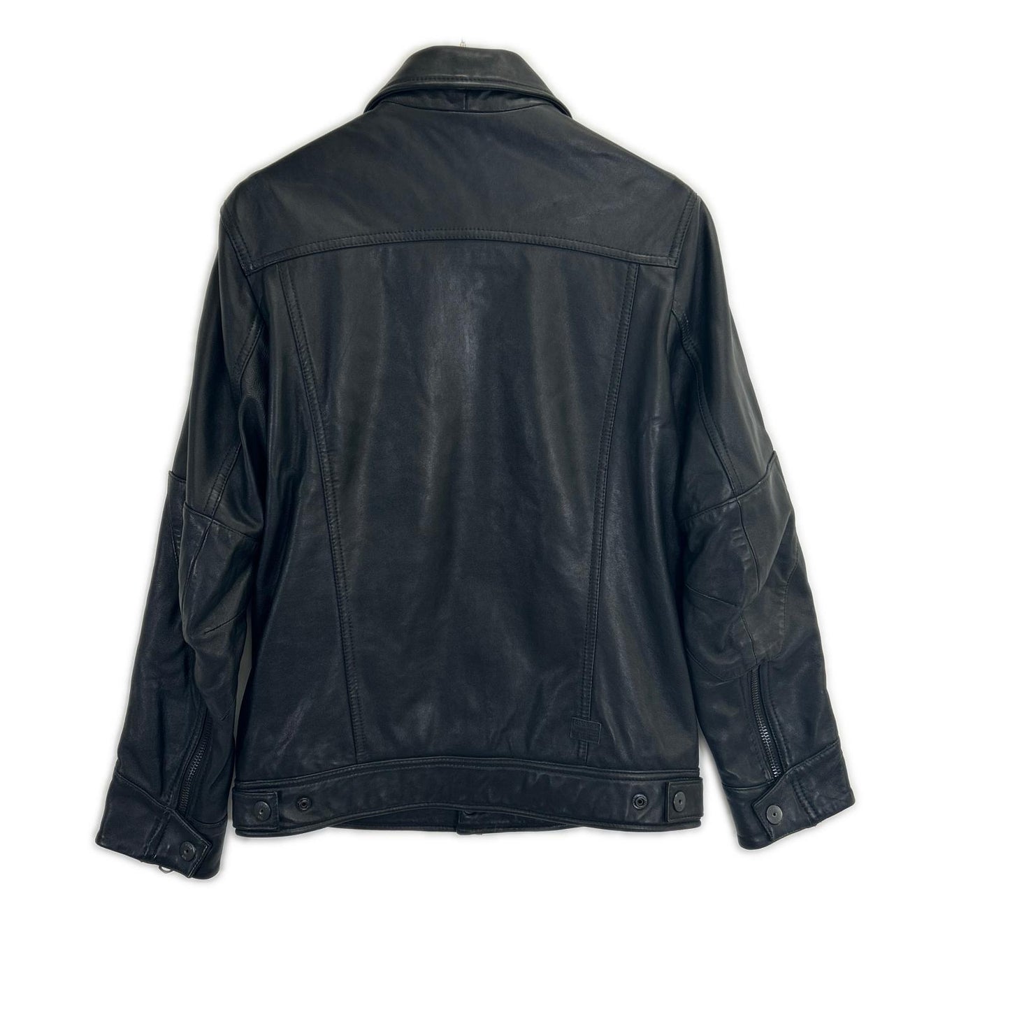 G-STAR RAW ジースターロゥ ブラック vodan 3d slim leather jacket ジャケット