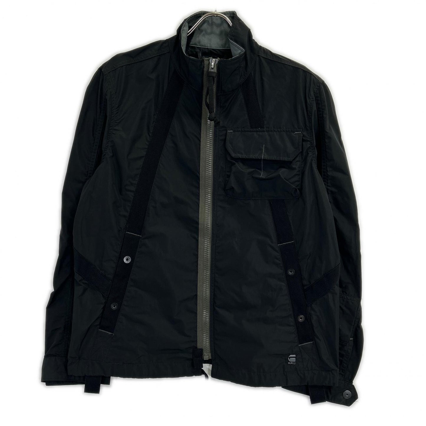 G-STAR RAW ジースターロゥ ブラック utility hb tape overshirt ジャケット