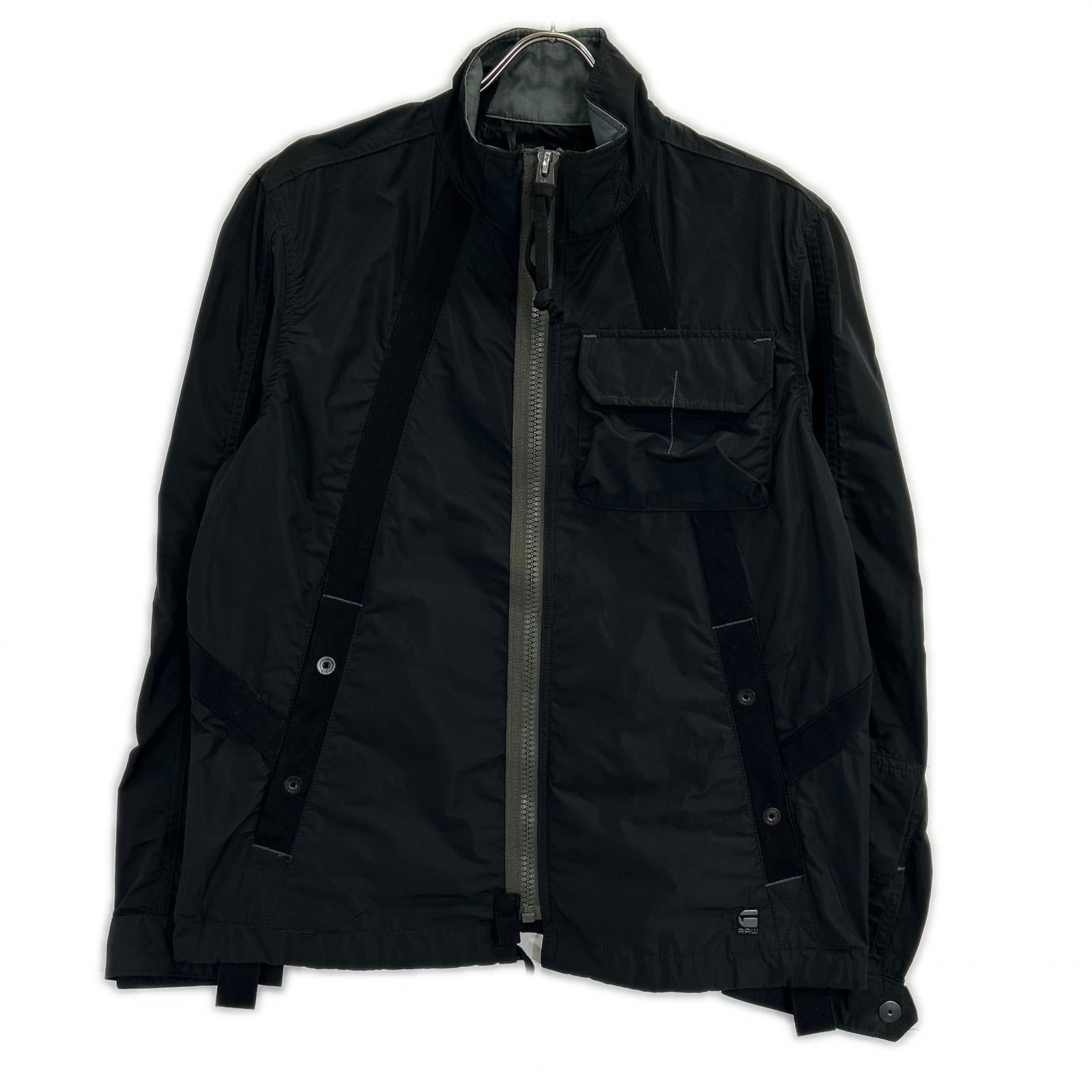 G-STAR RAW ジースターロゥ ブラック utility hb tape overshirt ジャケット