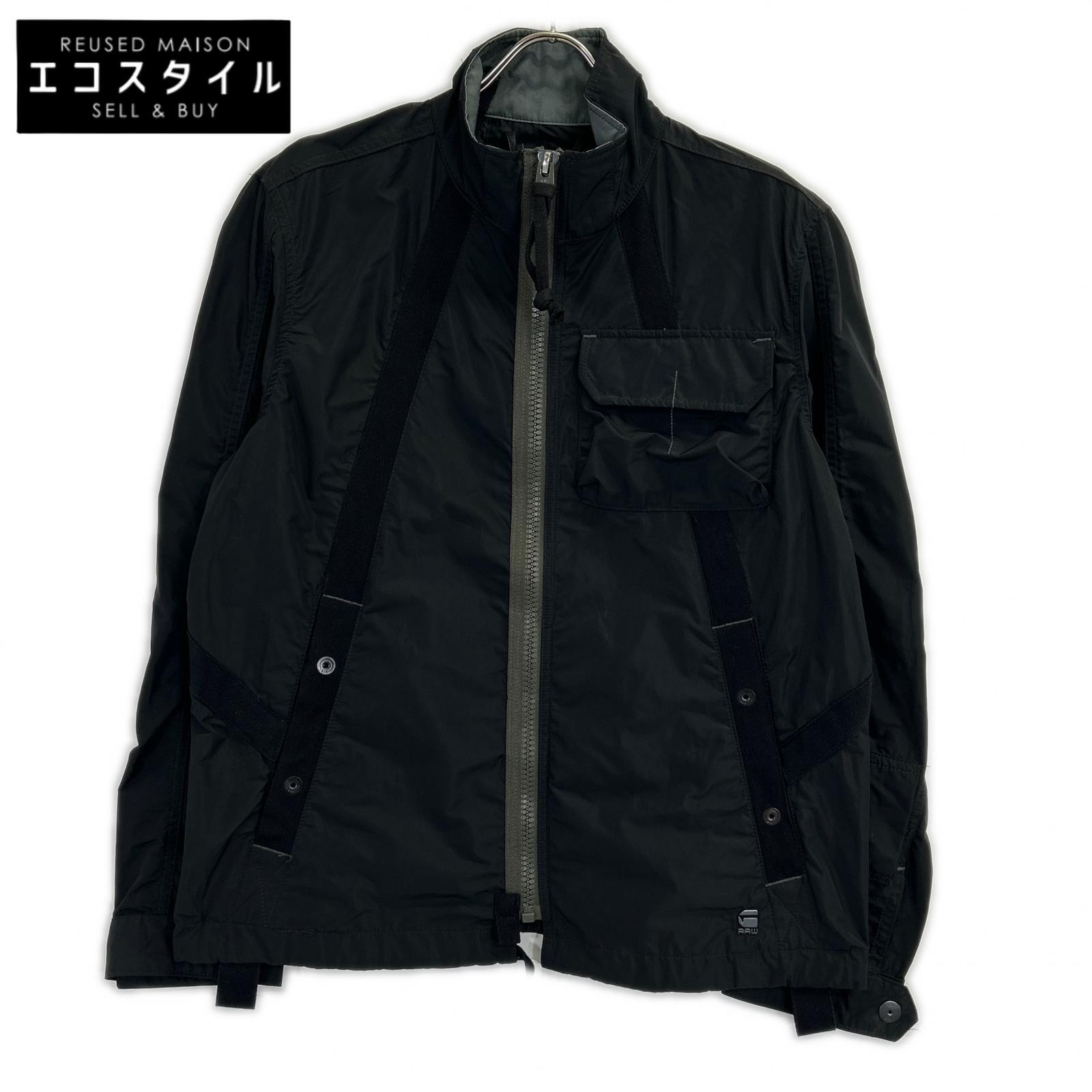 G-STAR RAW ジースターロゥ ブラック utility hb tape overshirt ジャケット