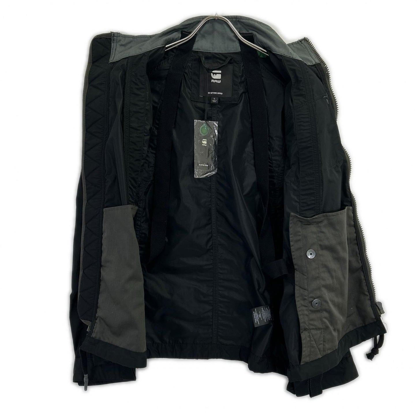 G-STAR RAW ジースターロゥ ブラック utility hb tape overshirt ジャケット
