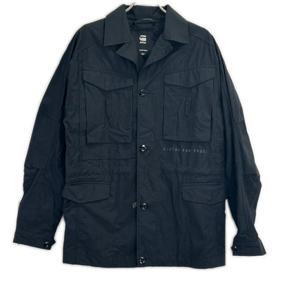 G-STAR RAW ジースターロゥ ブラック ポプリン素材 コットン field jacket ジャケット