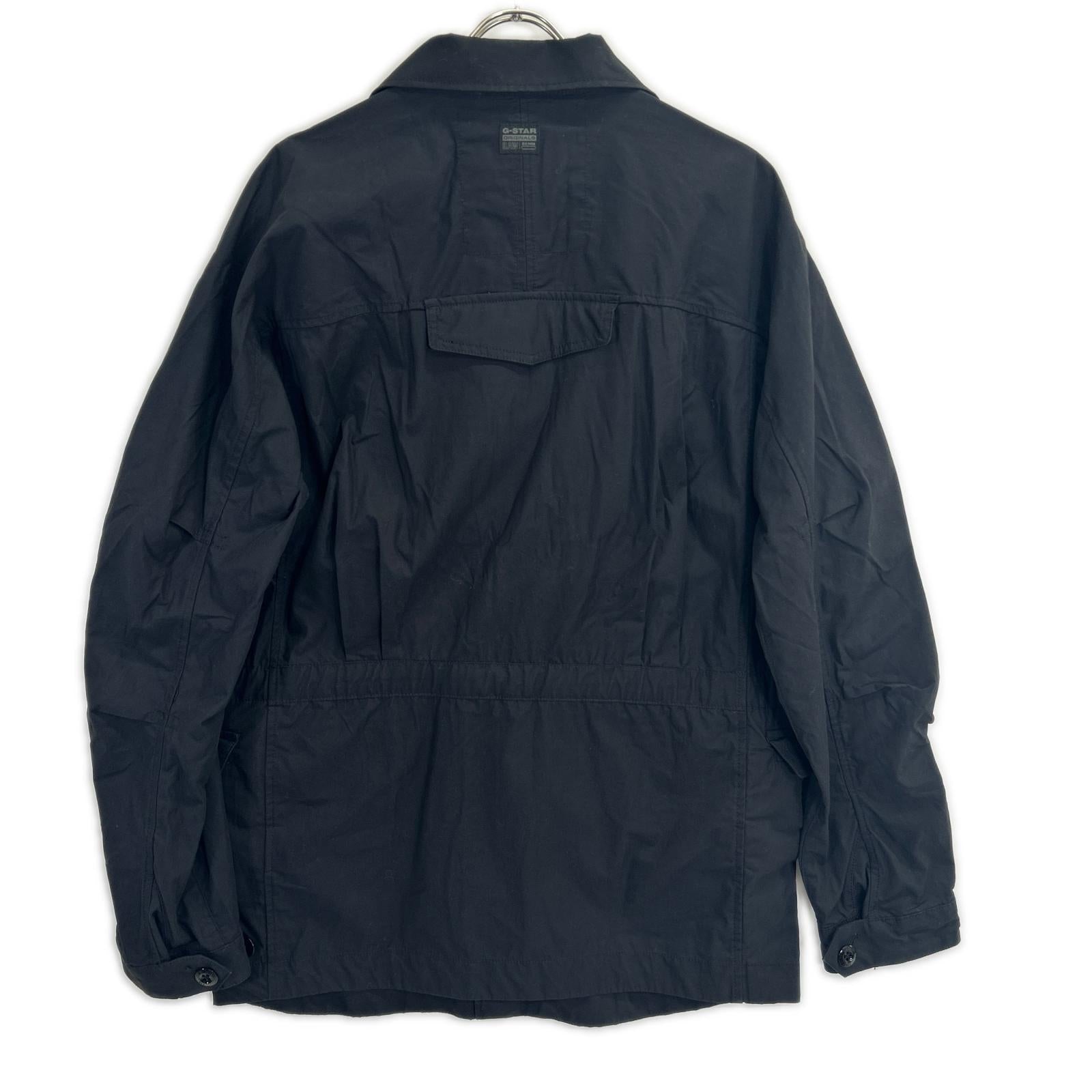 G-STAR RAW ジースターロゥ ブラック ポプリン素材 コットン field jacket ジャケット