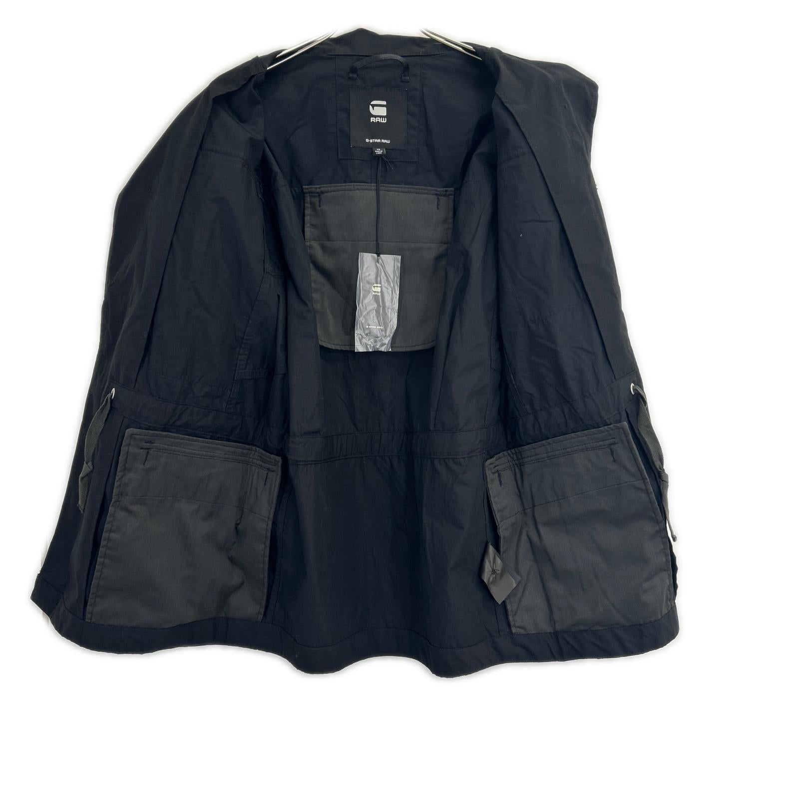 G-STAR RAW ジースターロゥ ブラック ポプリン素材 コットン field jacket ジャケット