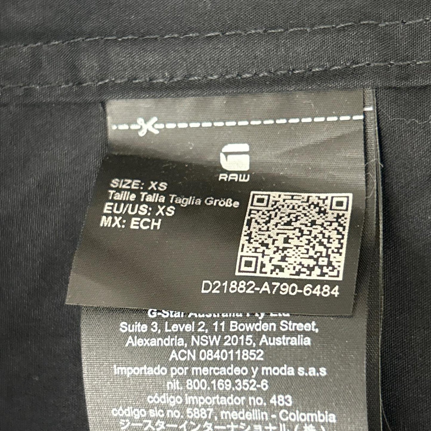 G-STAR RAW ジースターロゥ ブラック ポプリン素材 コットン field jacket ジャケット