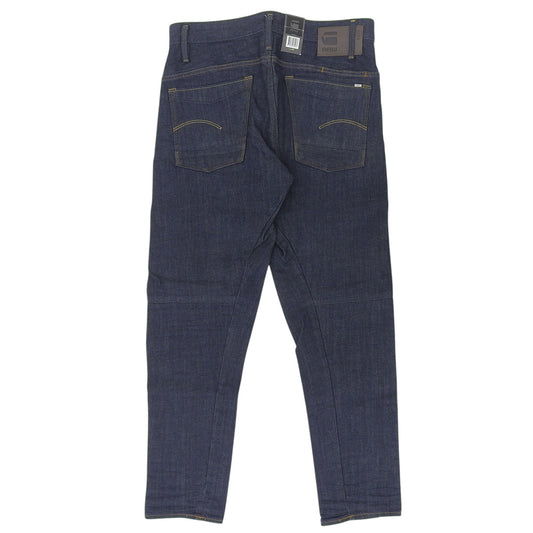 G-STAR RAW ジースターロゥ 新品同様 ボタンフライ SCUTAR 3D SLIM TAPERED デニムパンツ ボトムス メンズ インディゴ 33/32 ボトムス