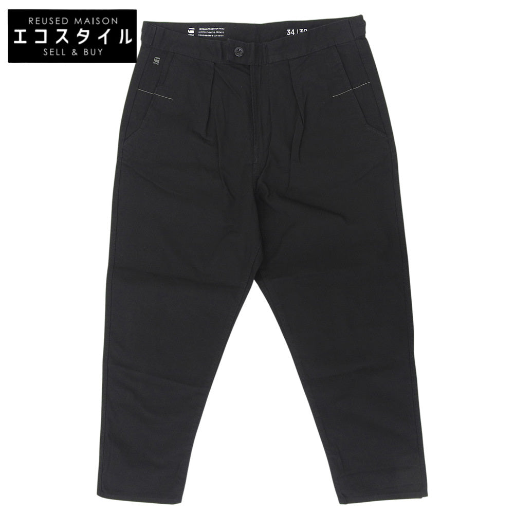 G-STAR RAW ジースターロゥ 新品同様 WORKER CHINO RELAXED チノパンツ ボトムス メンズ ブラック 34/30 ボトムス