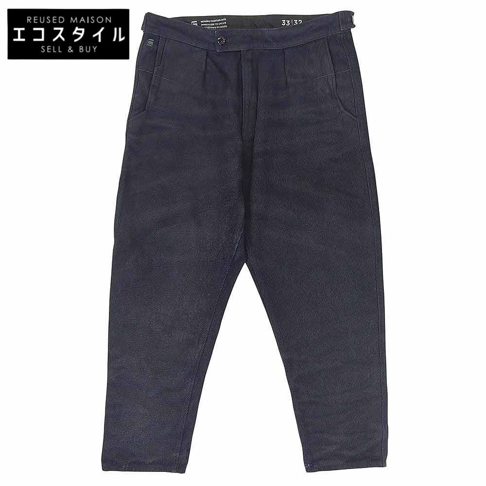 G-STAR RAW ジースターロゥ 新品同様 WORKER CHINO RELAXED チノパンツ ボトムス メンズ ネイビー 33/32 ボトムス