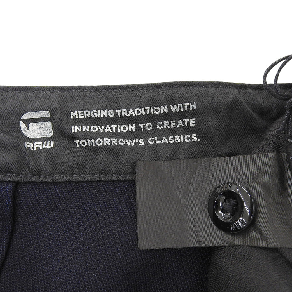 G-STAR RAW ジースターロゥ 新品同様 WORKER CHINO RELAXED チノパンツ ボトムス メンズ ネイビー 33/32 ボトムス