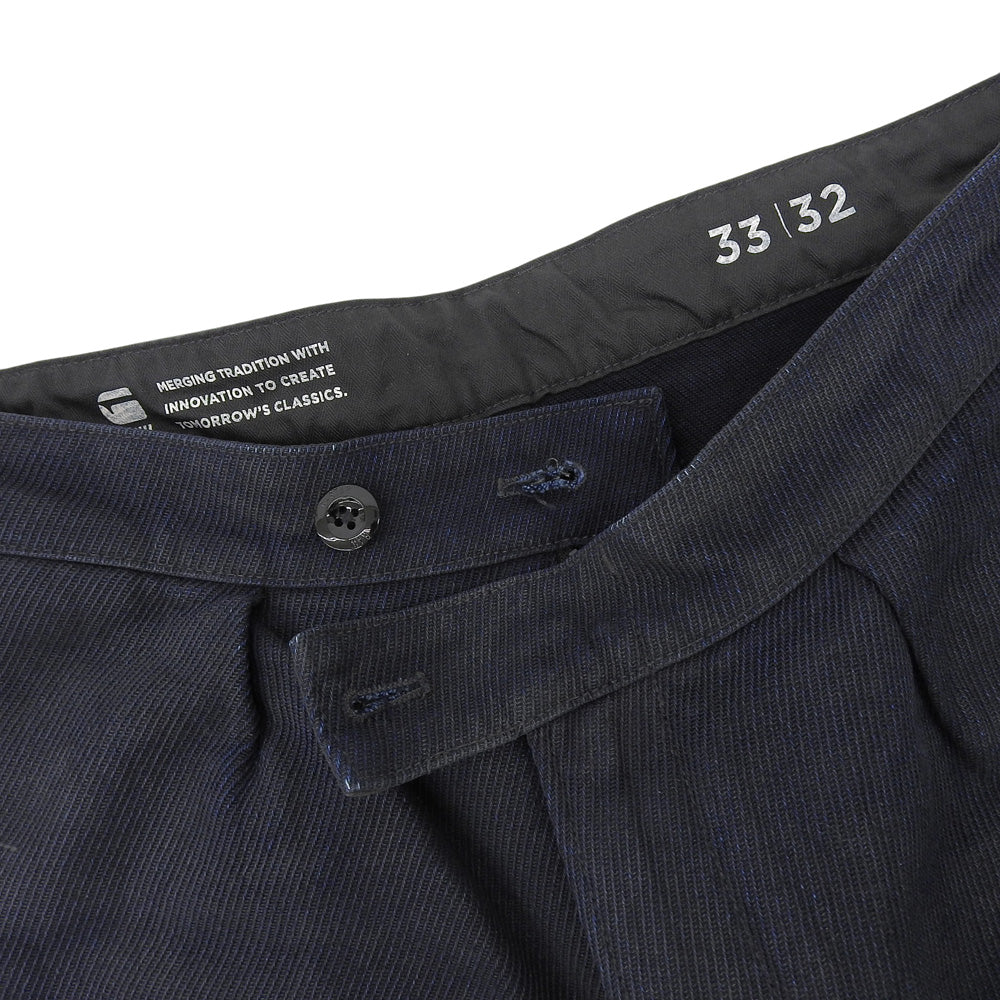 G-STAR RAW ジースターロゥ 新品同様 WORKER CHINO RELAXED チノパンツ ボトムス メンズ ネイビー 33/32 ボトムス