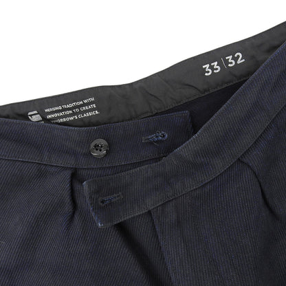 G-STAR RAW ジースターロゥ 新品同様 WORKER CHINO RELAXED チノパンツ ボトムス メンズ ネイビー 33/32 ボトムス