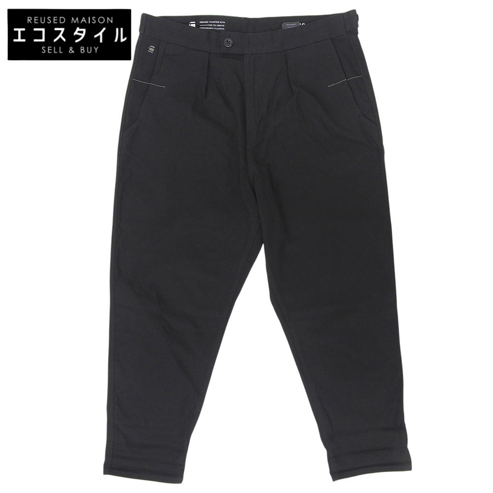 G-STAR RAW ジースターロゥ 新品同様 WORKER CHINO RELAXED チノパンツ ボトムス メンズ ブラック 33/32 ボトムス