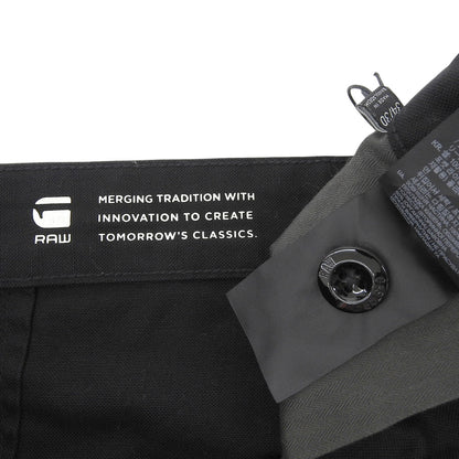 G-STAR RAW ジースターロゥ 新品同様 WORKER CHINO RELAXED チノパンツ ボトムス メンズ ブラック 33/32 ボトムス