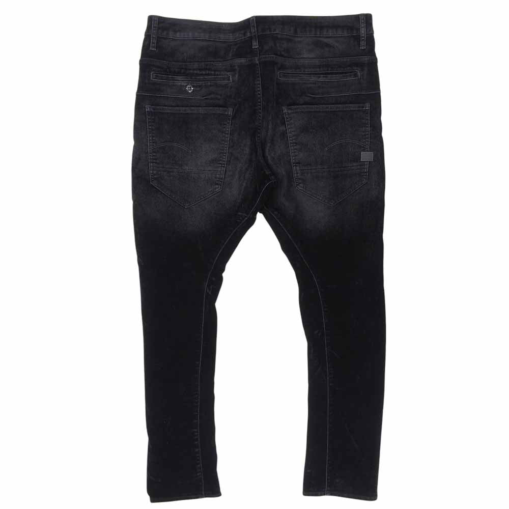 G-STAR RAW ジースターロゥ 美品 3D SLIM pant スリム パンツ ベロア ボトムス メンズ ブラック 36/32 ボトムス