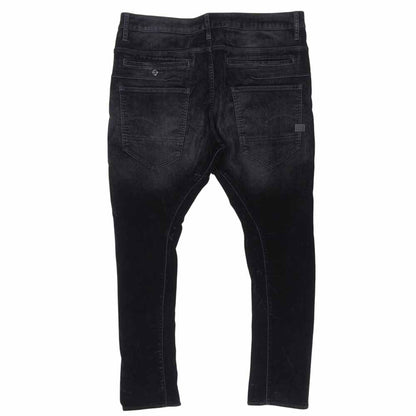 G-STAR RAW ジースターロゥ 美品 3D SLIM pant スリム パンツ ベロア ボトムス メンズ ブラック 36/32 ボトムス