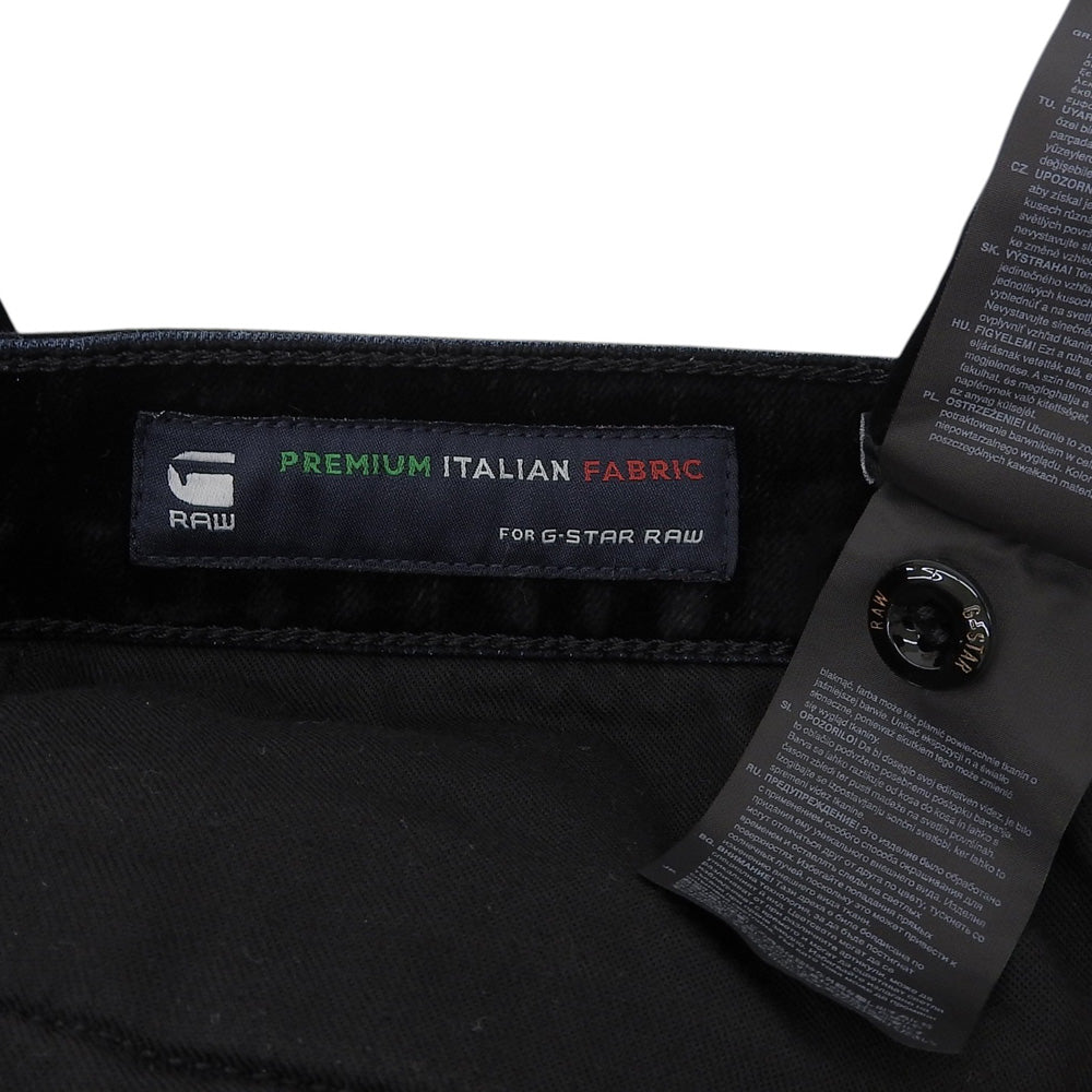 G-STAR RAW ジースターロゥ 美品 3D SLIM pant スリム パンツ ベロア ボトムス メンズ ブラック 36/32 ボトムス