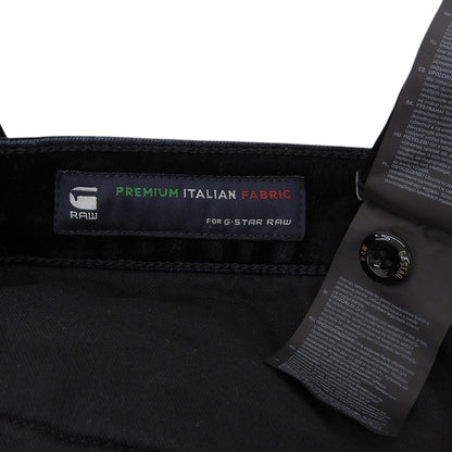 G-STAR RAW ジースターロゥ 美品 3D SLIM pant スリム パンツ ベロア ボトムス メンズ ブラック 36/32 ボトムス