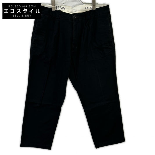 G-STAR RAW black 100% cotton VARVE RELAXED pants bottoms