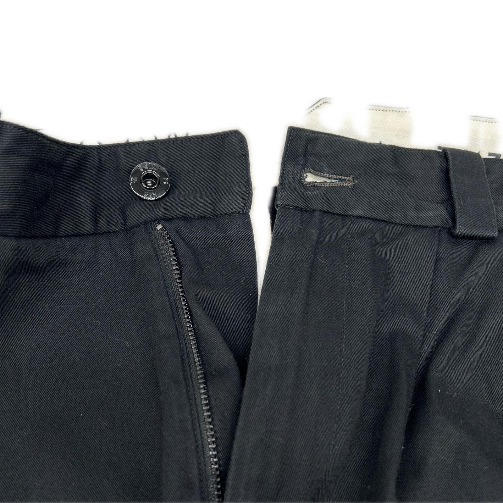 G-STAR RAW black 100% cotton VARVE RELAXED pants bottoms