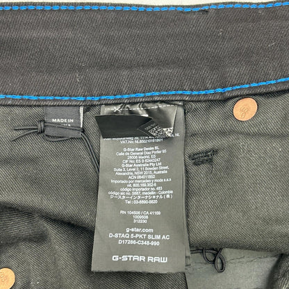 G-STAR RAW ジースターロゥ ブラック THERMOJUST DENIM デニムパンツ ボトムス