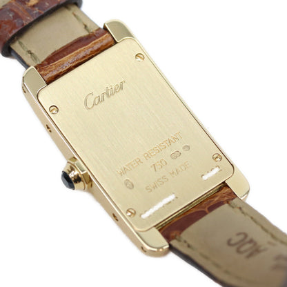 Cartier カルティエ W2601556 YG タンクアメリカン SM QZ時計 腕時計