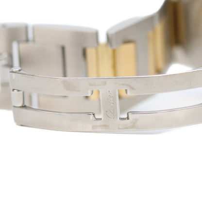 Cartier カルティエ W69008Z3 YG×SS コンビ バロンブルーMM 36mm QZ時計 腕時計