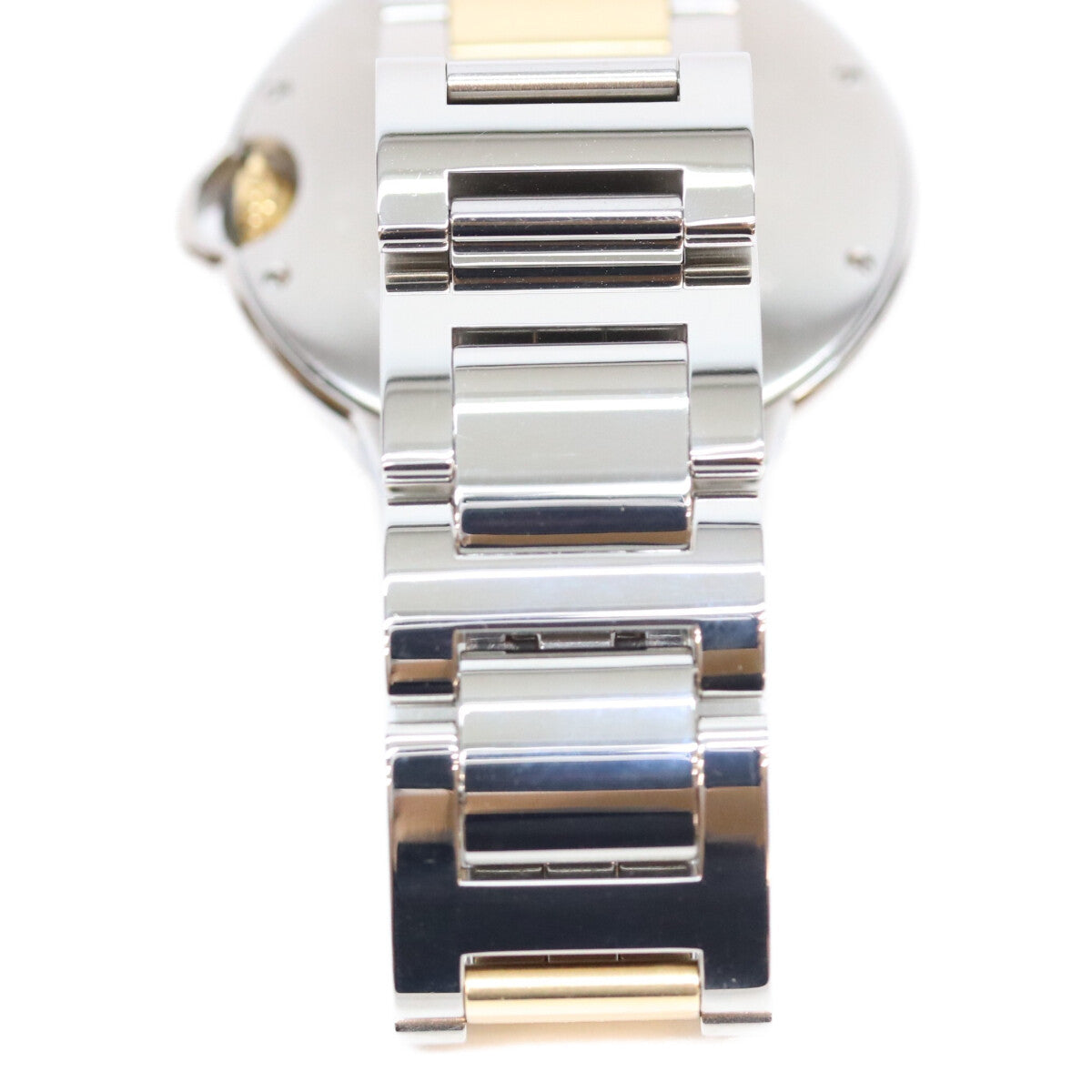 Cartier カルティエ W69008Z3 YG×SS コンビ バロンブルーMM 36mm QZ時計 腕時計