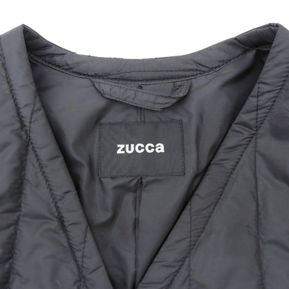 ZUCCA ズッカ 美品 中綿 ベルト付 キルティング コート レディース ブラック M ZU81FA017 コート