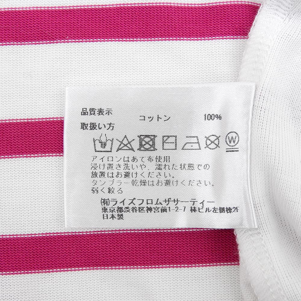 AMERICANA アメリカーナ 美品 ボーダー ボートネック ワンピース レディース コットン ホワイト×ピンク ワンピース