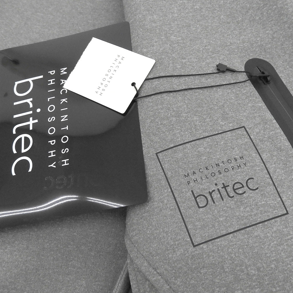 MACKINTOSH PHILOSOPHY マッキントッシュフィロソフィー 新品同様 britec ポリエステル テーラードジャケット メンズ グレー 38 ジャケット