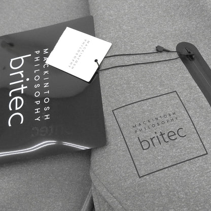 MACKINTOSH PHILOSOPHY マッキントッシュフィロソフィー 新品同様 britec ポリエステル テーラードジャケット メンズ グレー 38 ジャケット