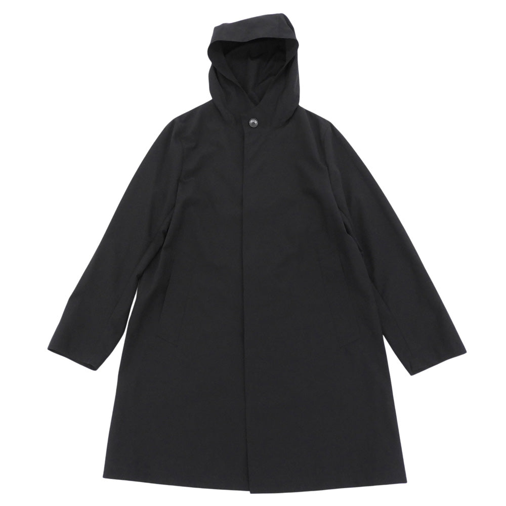 TRADITIONAL WEATHERWEAR トラディショナルウェザーウェア クリストン フーデッド ステンカラーコート メンズ ブラック 38 コート