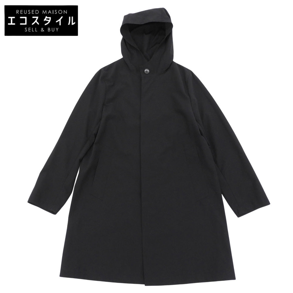 TRADITIONAL WEATHERWEAR トラディショナルウェザーウェア クリストン フーデッド ステンカラーコート メンズ ブラック 38 コート