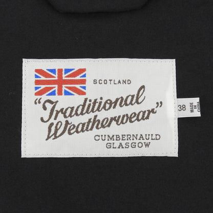TRADITIONAL WEATHERWEAR トラディショナルウェザーウェア クリストン フーデッド ステンカラーコート メンズ ブラック 38 コート