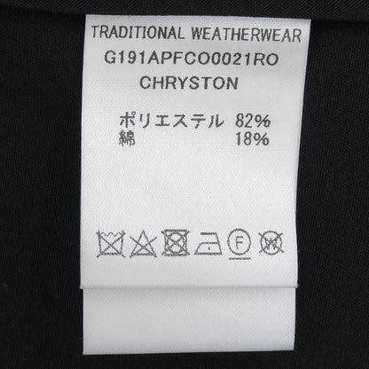 TRADITIONAL WEATHERWEAR トラディショナルウェザーウェア クリストン フーデッド ステンカラーコート メンズ ブラック 38 コート