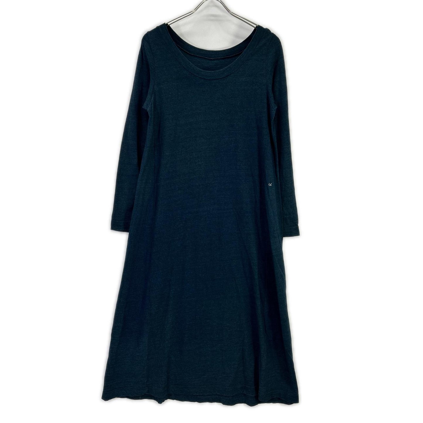 45R Forty-Five R MOTTAINAI Indigo Cotton Pullover Dress