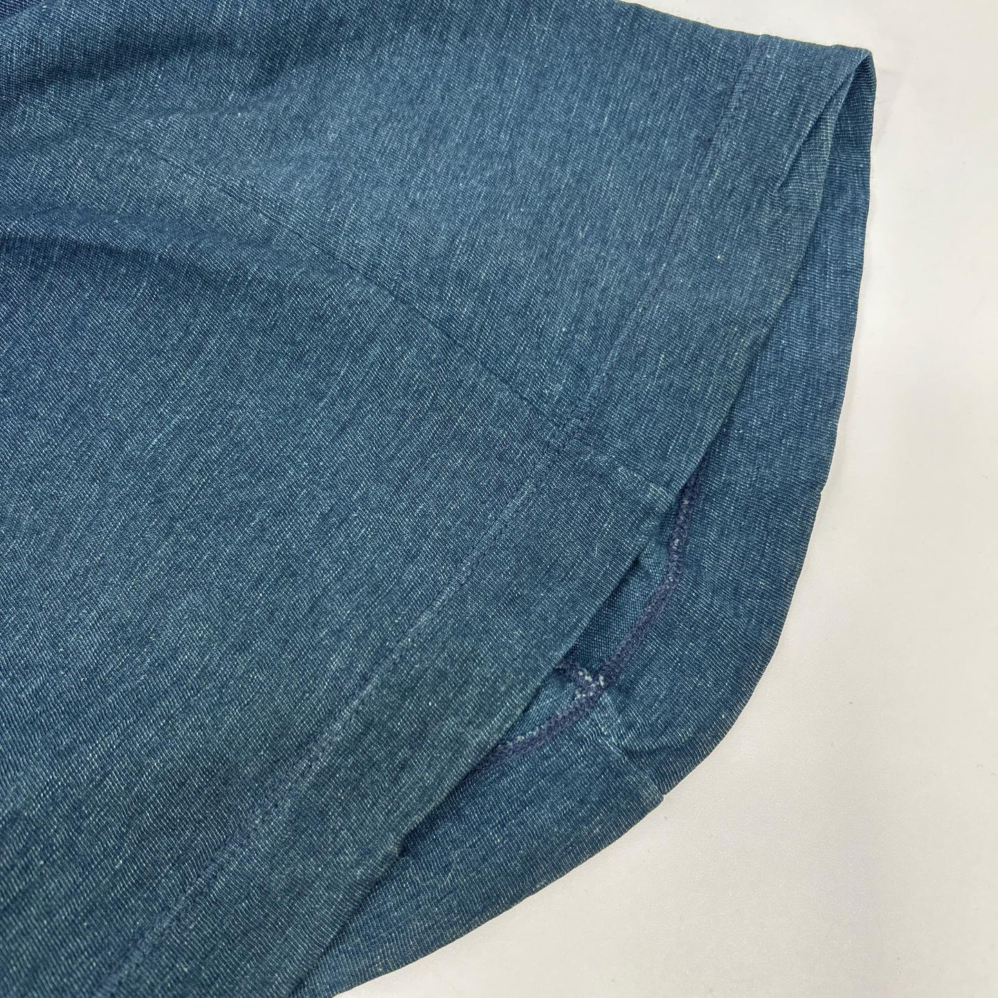 45R Forty-Five R MOTTAINAI Indigo Cotton Pullover Dress