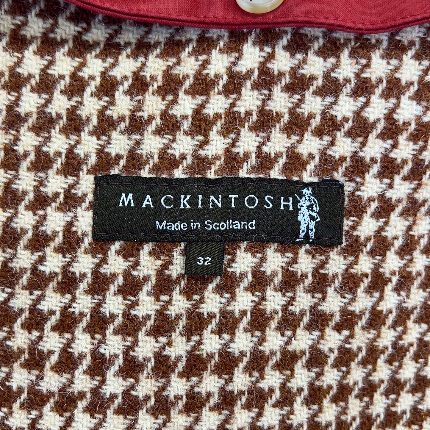 MACKINTOSH マッキントッシュ レッド コットン100 WARRINSTON ライナー付き フーディーコート コート