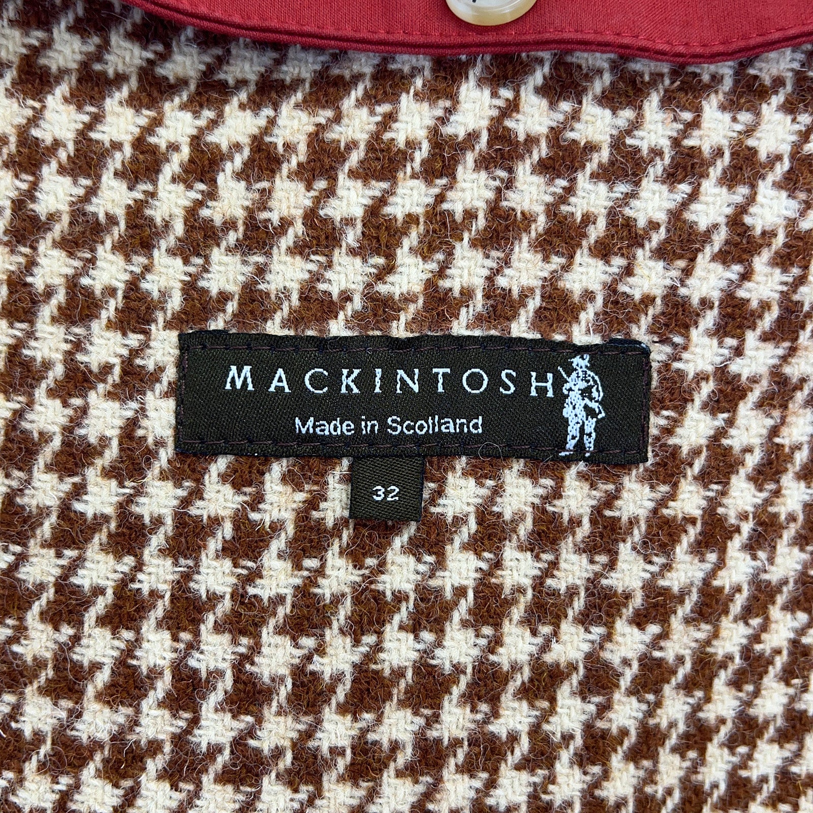 MACKINTOSH マッキントッシュ レッド コットン100 WARRINSTON ライナー付き フーディーコート コート