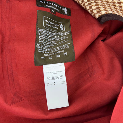MACKINTOSH マッキントッシュ レッド コットン100 WARRINSTON ライナー付き フーディーコート コート