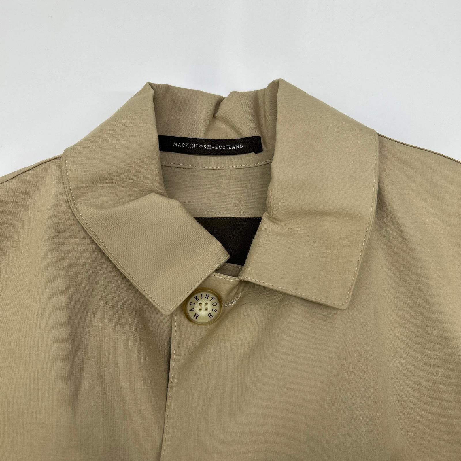 MACKINTOSH LONDON マッキントッシュロンドン ベージュ コットン100 ステンカラーコート コート