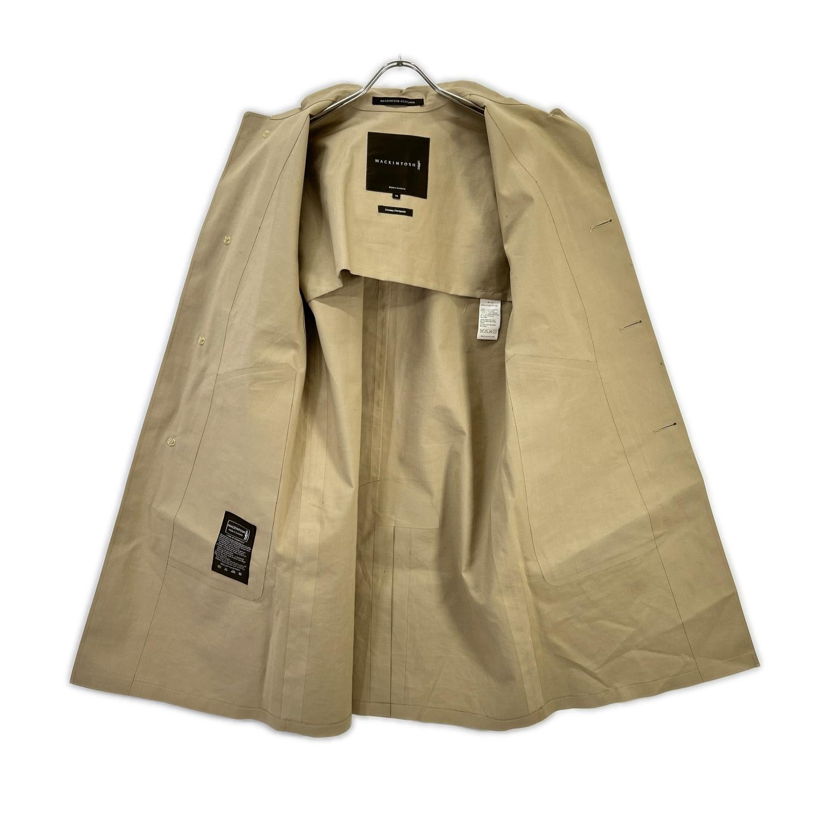 MACKINTOSH LONDON マッキントッシュロンドン ベージュ コットン100 ステンカラーコート コート