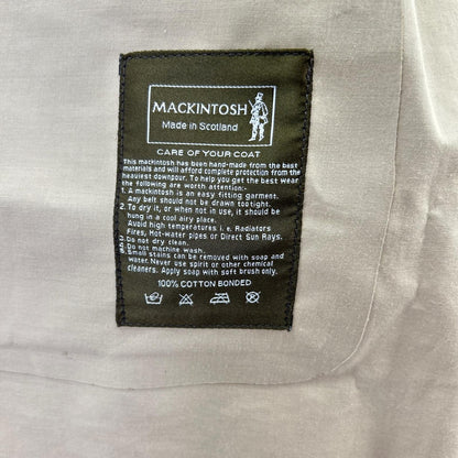 MACKINTOSH LONDON マッキントッシュロンドン ベージュ コットン100 ステンカラーコート コート